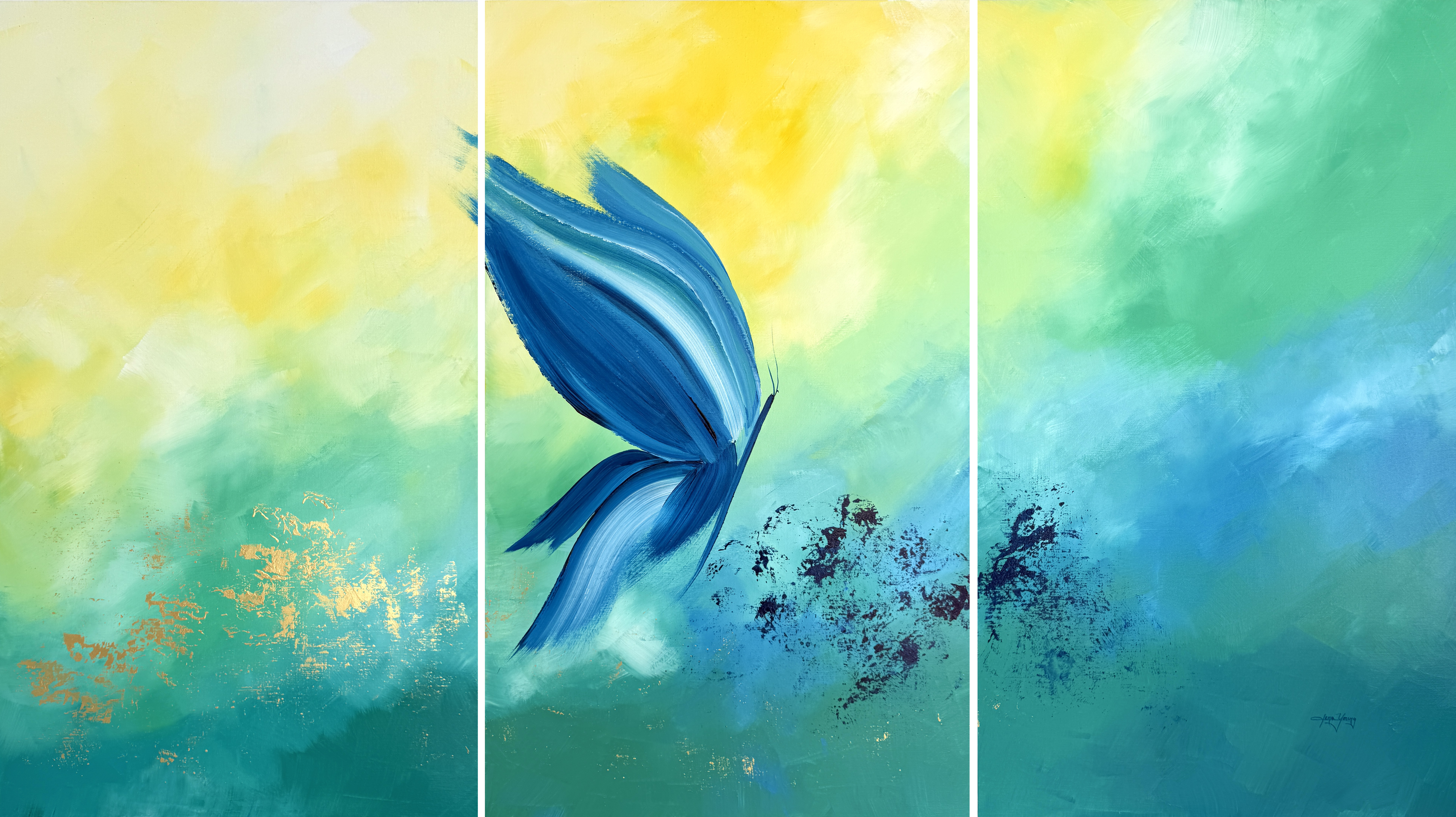 楊元寧 Awakening to Freedom 覺破其縛 102 x 183 x 4cm