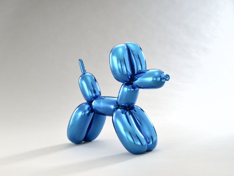 傑夫昆斯-氣球狗 Balloon Dog Blue