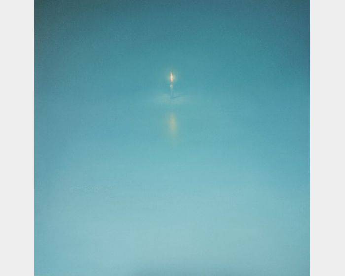 There is no.160 A candle-Blue life-
