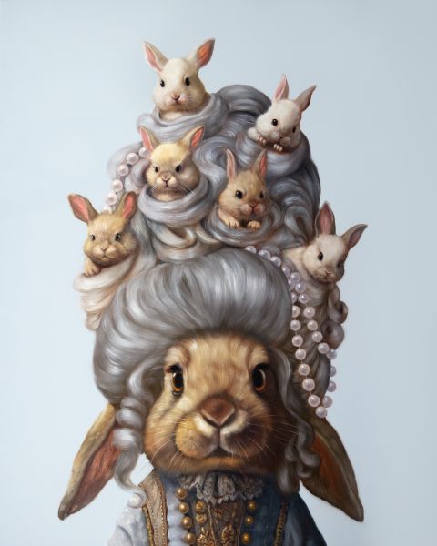 露西亞・賀夫南-Full Head of Hare