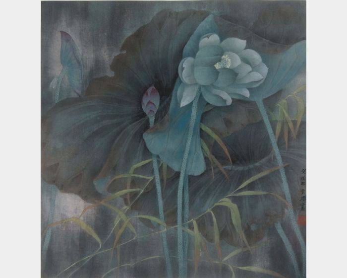 碧玉滴露 Green Jade with Drops of Dews-