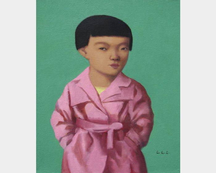 d-18穿粉紅外套的女孩