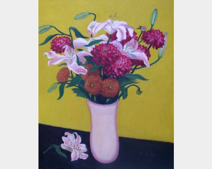 f-01 百合、大理花 