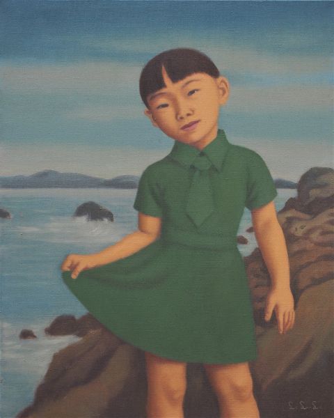 林麗玲-穿綠色校服的女孩