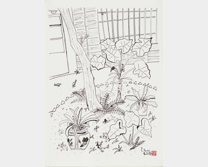 老院子素描II-花圃