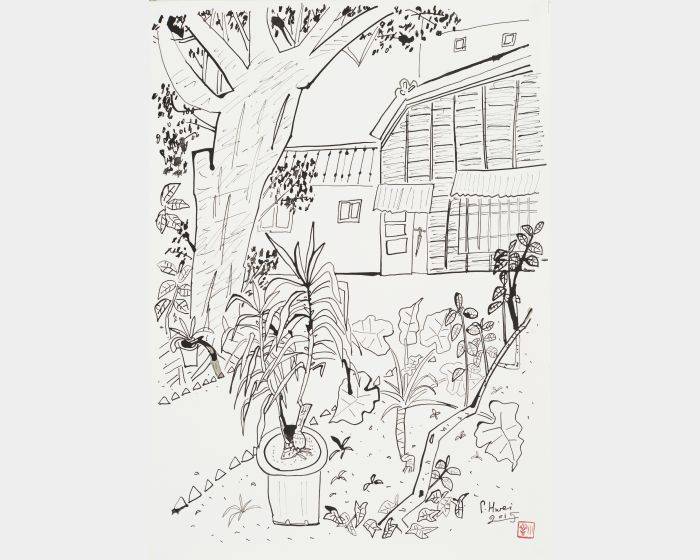 老院子素描VI-院落