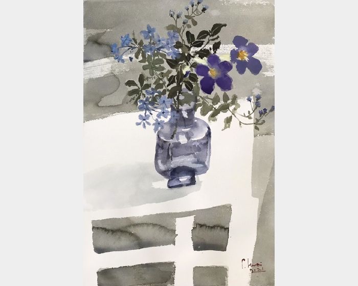 紫色晨曦-立鶴花