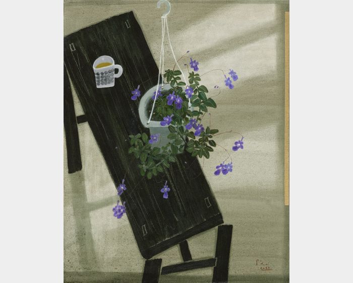 晨閒-紫色菫蘭      Leisurely in the Morning- False African Violet 