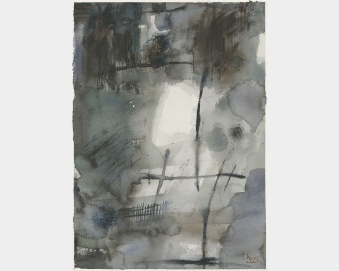 老院子意象II-雨霽      Courtyard in Abstract Impression II- Light in the Rain