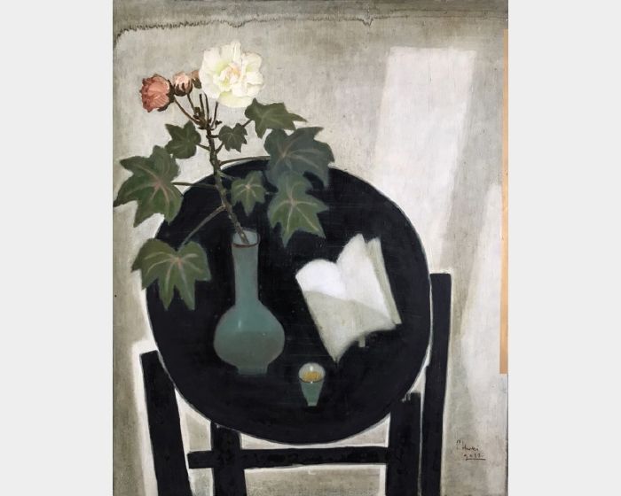 麗日I -白芙蓉  Sunny Day I - White Hibiscus