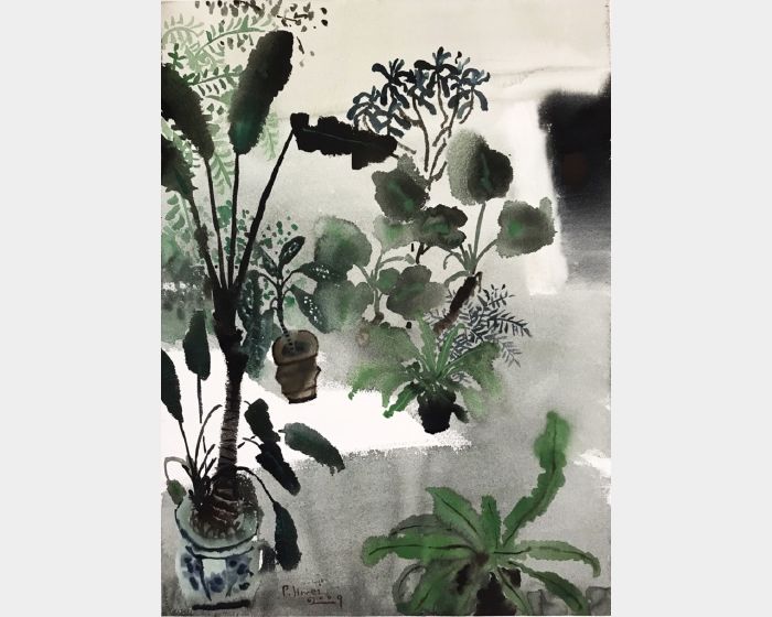 清潤-庭院過雨Refreshing-After Rain in Courtyard