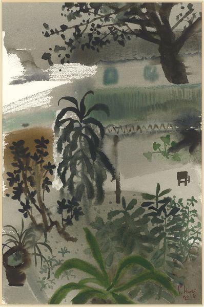 董小蕙-老院子-雨後清逸 After the Rain in Courtyard