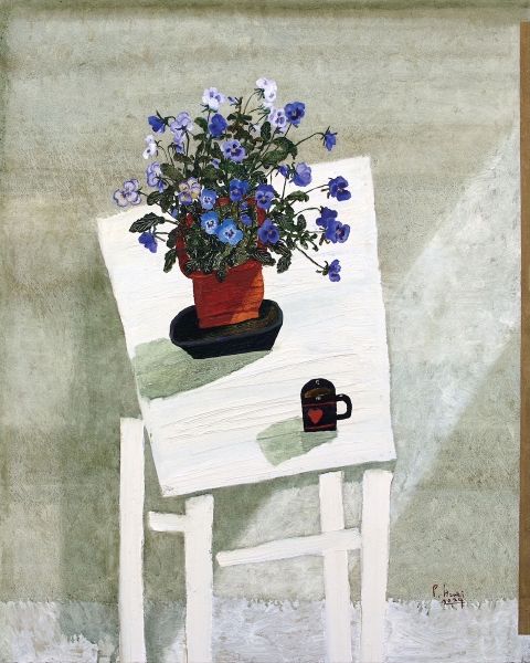 董小蕙-麗日花顏——三色堇