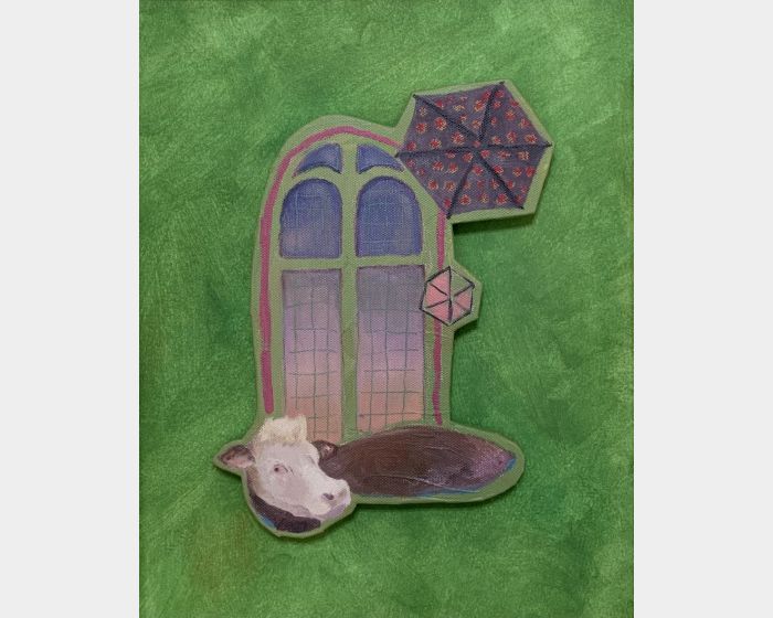 哇!一頭牛!第一天和最後幾天都是雨傘天 地點:劍橋，英國 Oh la vache! The First and Last Days were Umbrella Days Location: Cambridge, United Kingdom