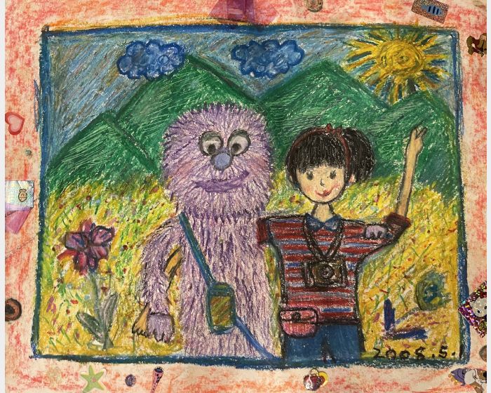 安妮和古德的第一張畫