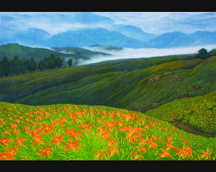 椿萱並茂 Thriving Toona and Daylily 