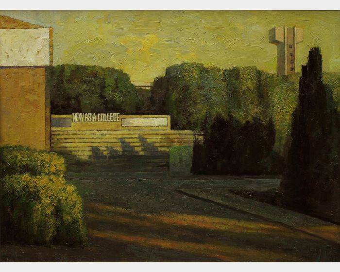 日落融金.新亞書院階梯廣場