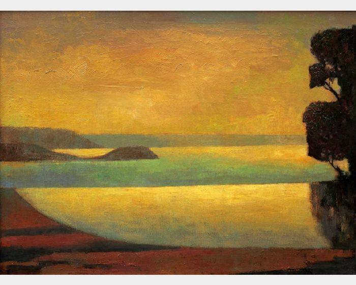 水天一色.“天人合一”景觀