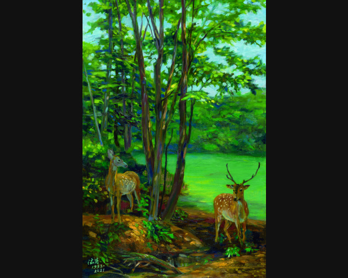 林深見鹿  I  Deer in the Woods I 