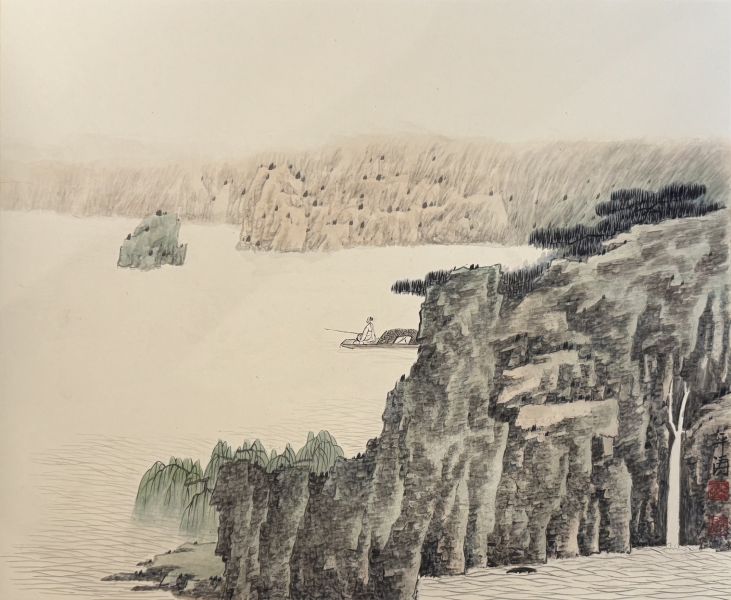 洪平濤-煙波一葉