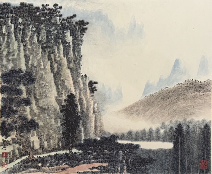 洪平濤-青山映翠