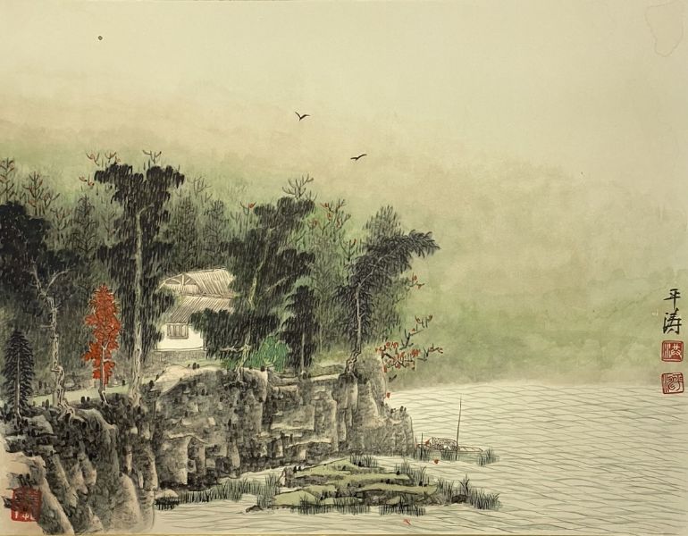 洪平濤-林間怡然