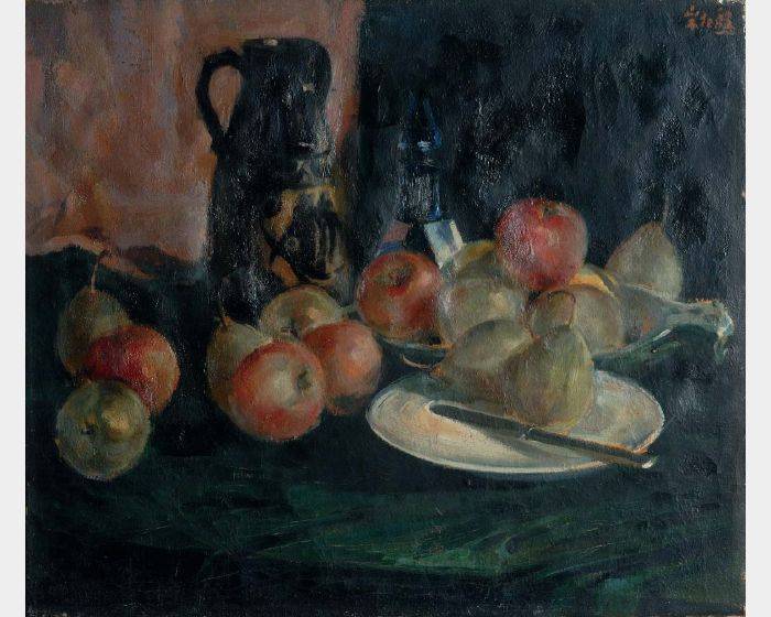 静物-苹果.西洋梨 