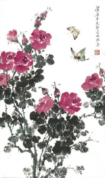 梁丹丰-玫瑰蝴蝶