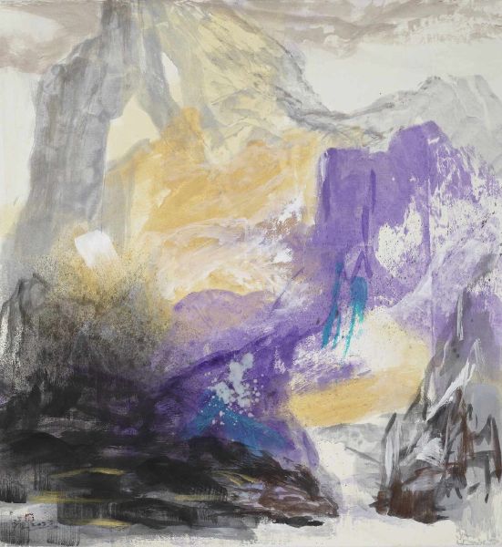 塵三-雲紫山光	 Purple Clouds and the Mountains 	 		