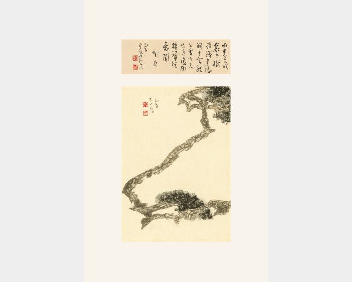畫松