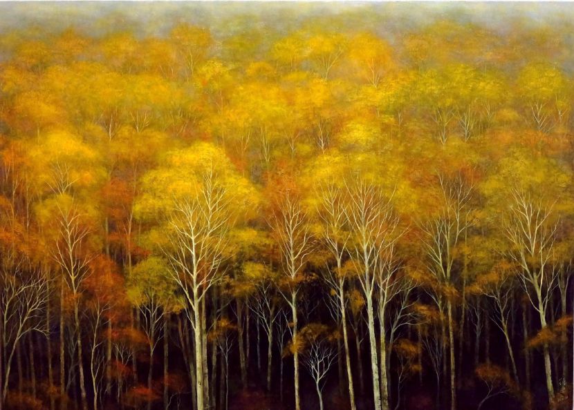 張振宇-靜謐的秋樹林