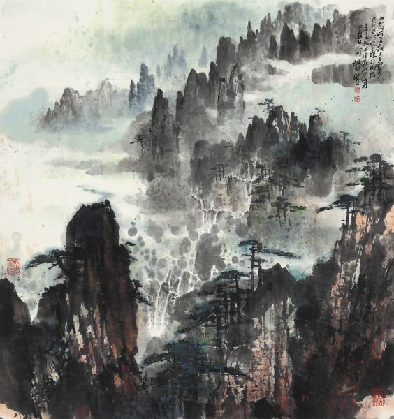 江明賢-黃山煙雲
