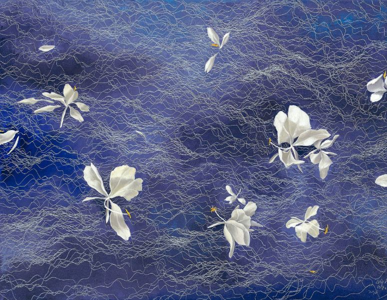 鄭麗雲-野薑花系列二-4Ginger Lilies II-4