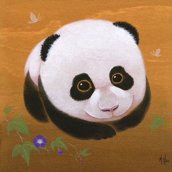 徐鈺樺 -Panda and Morning Glories 圓圓