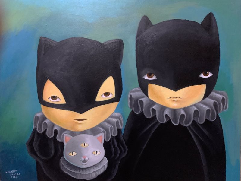 Gemart Ortega-Lovers/ rivals Batman and Catwoman