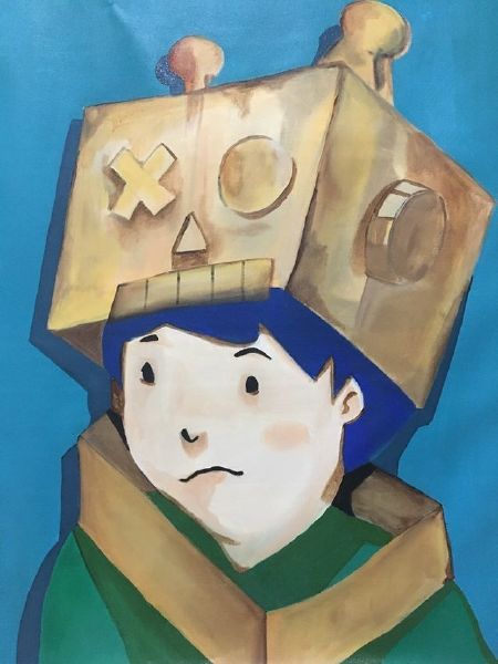  Azizi Al Majid-Robot Cardboard Boy