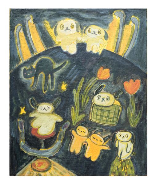 FANKO-畫畫日記:夜間散步