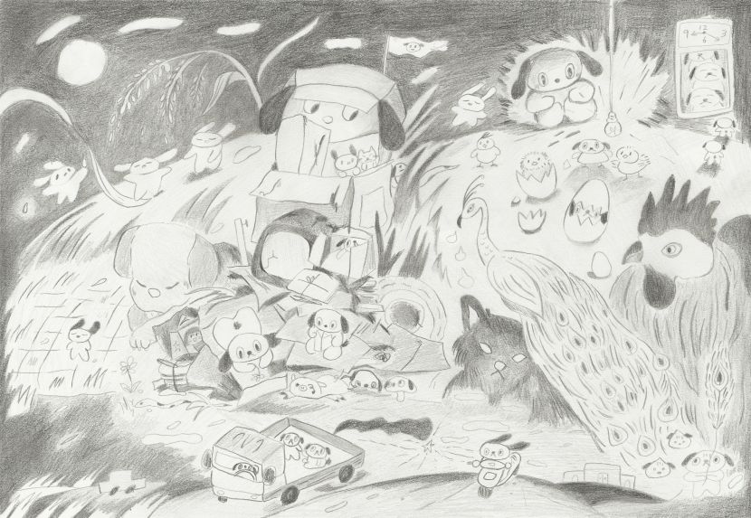 FANKO-畫畫日記:阿嬤家