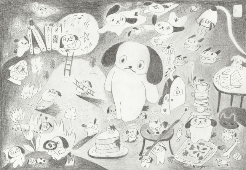 塚本穴骨-畫畫日記:白日夢