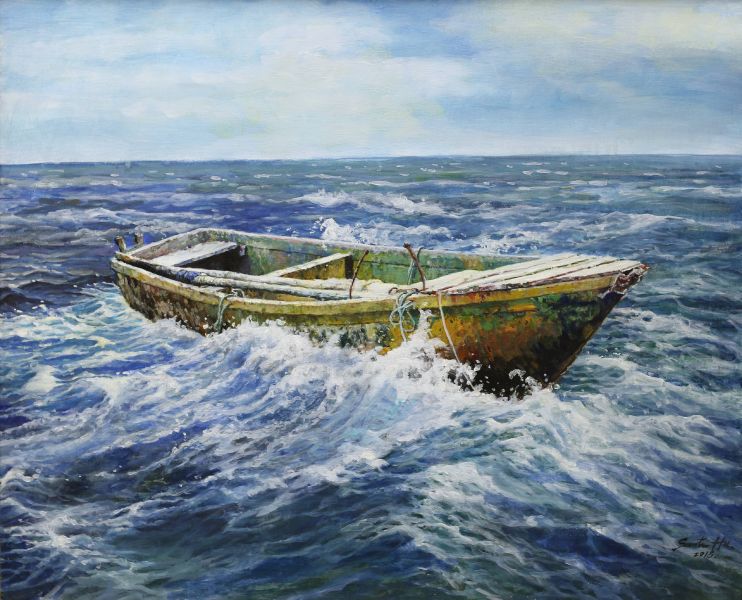 胡文賢-海上木舟 Boat