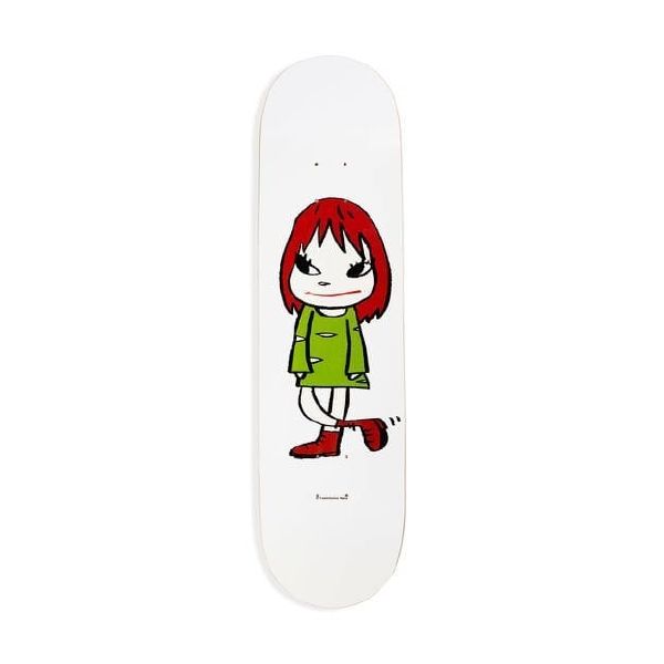奈良美智-奈良美智 NARA Yoshitomo 木質滑板 skateboard (白)