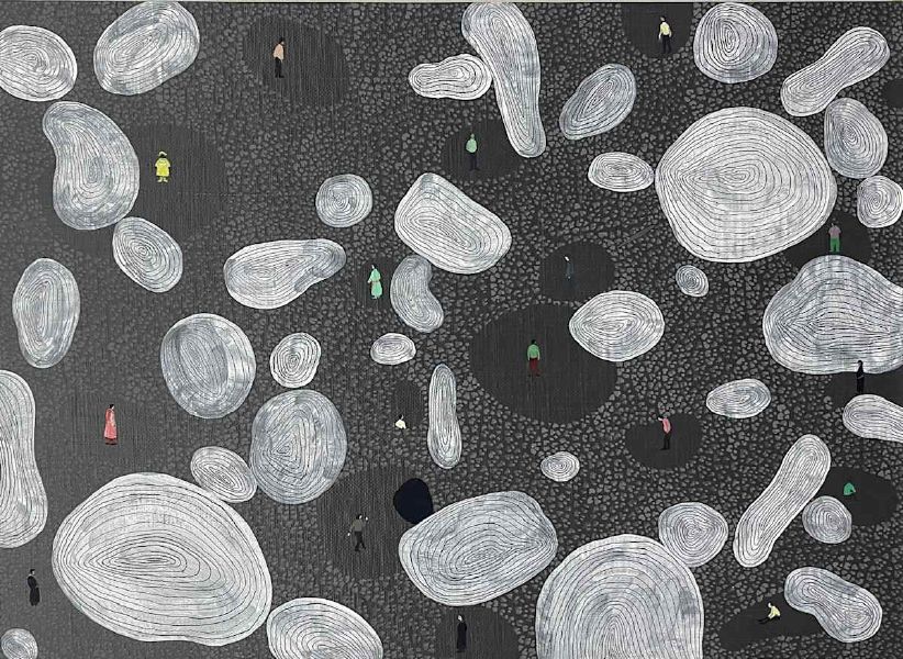 傅作新- 浮光流影系列N51 Glimmering Shadows Series N51