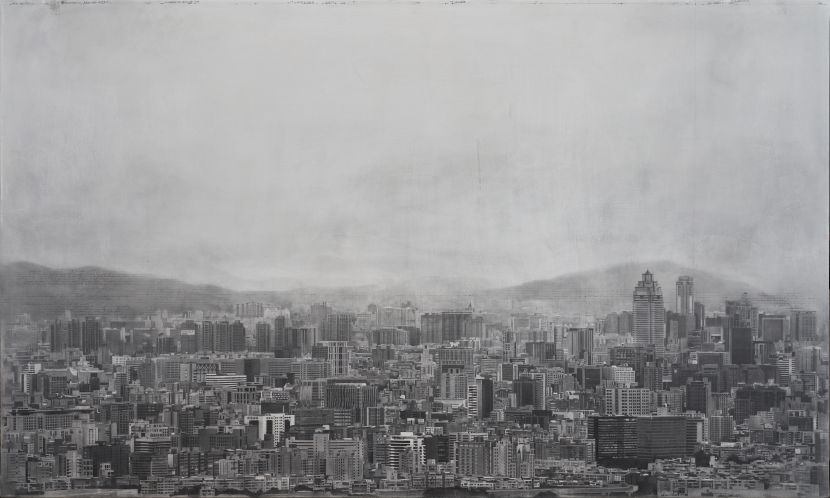 周政緯-台北城系列-從內湖山上看台北城 2 Taipei City Series - Taipei City Overlook from Neihu Mountain 2