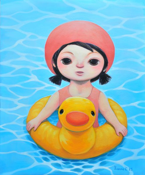 陳盈帆-夏日泳池1 Summer Swimming pool1