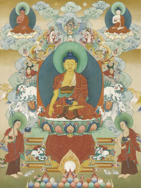 金寶旺楚克  GYEMPO WANGCHUK-佛陀與弟子 Buddha and Disciples
