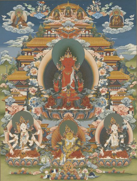 金寶旺楚克  GYEMPO WANGCHUK-Amitayus Buddha 長壽佛