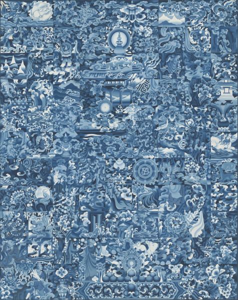 金寶旺楚克  GYEMPO WANGCHUK-Blue Mandala 藍色曼陀羅