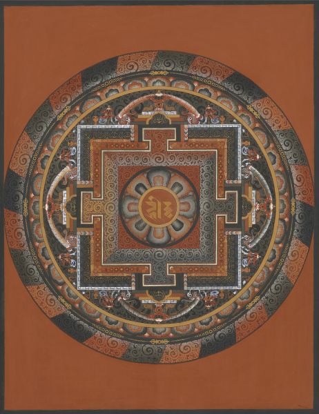 哲旺・丹增-Mandala of the God of longevity