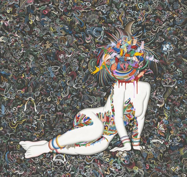 才仁・夏爾帕-Homage to Black Thangka II