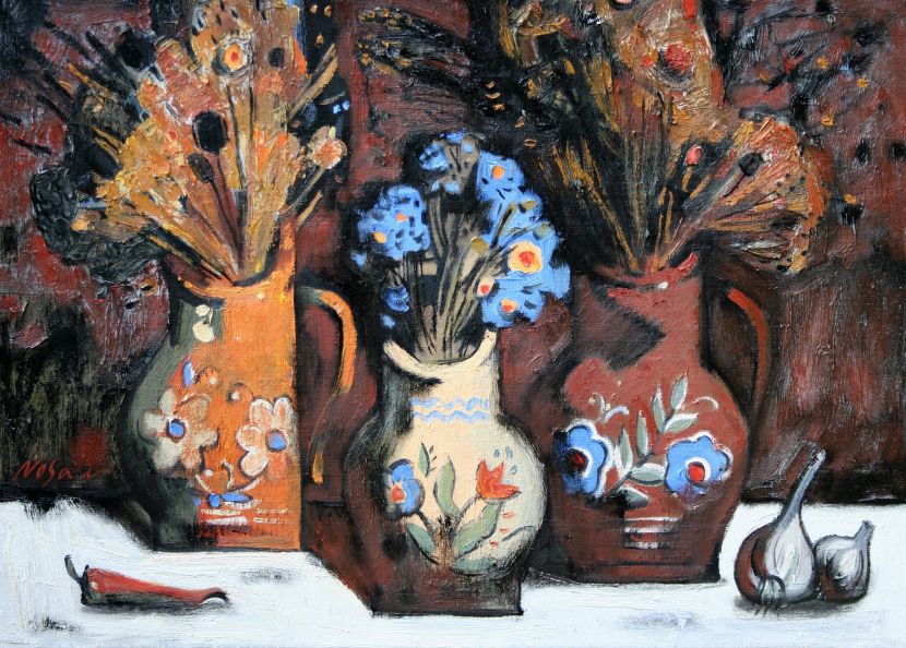 弗拉基米爾．諾山-瓶中花|Flowers in Pots